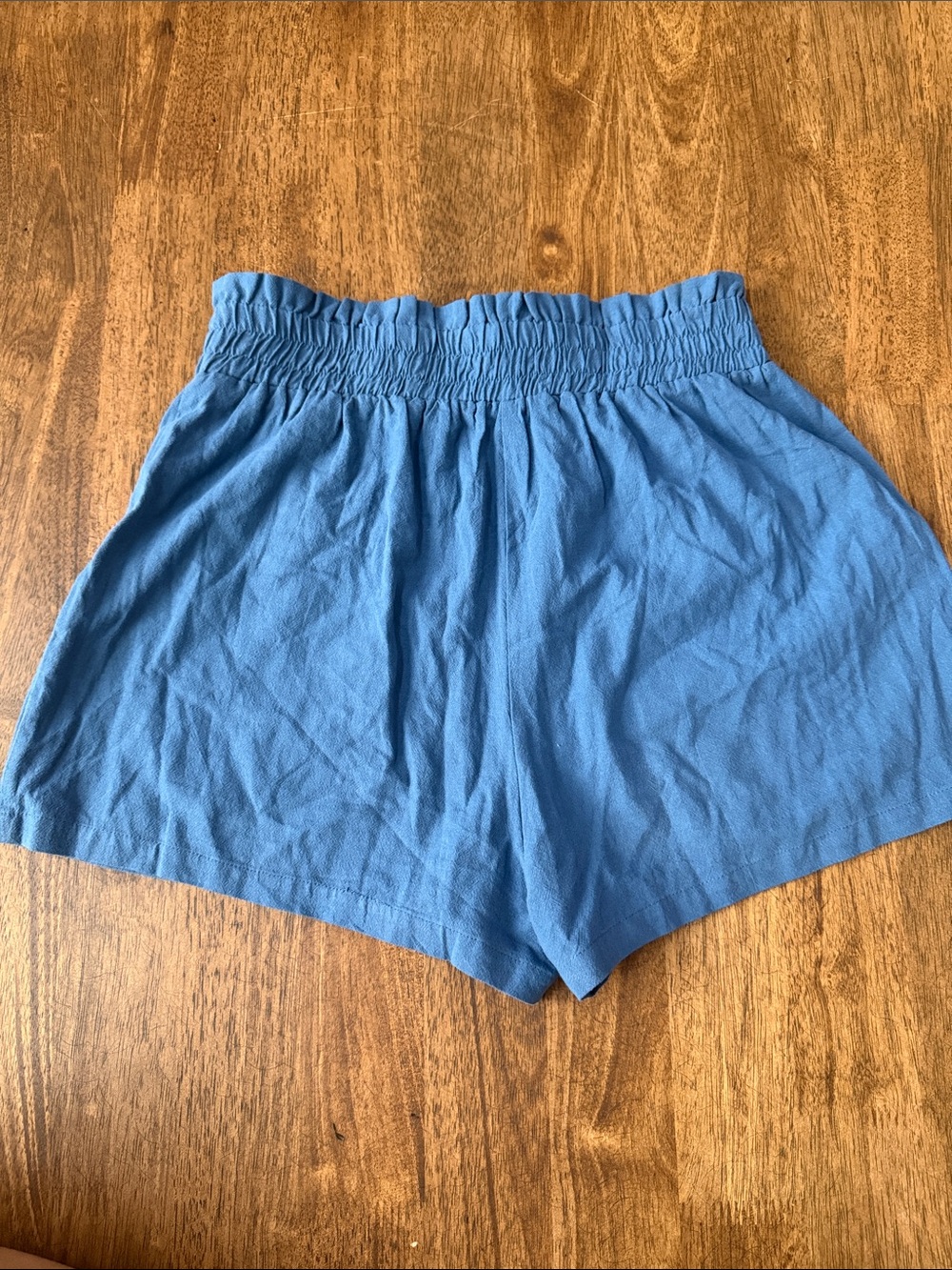 Navy High-Waist Women’s Shorts Size M - Picture 2 of 6